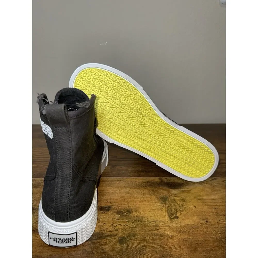 Marc Jacobs The High Top Sneaker Black Canvas EU 42 W12 M9 New $225